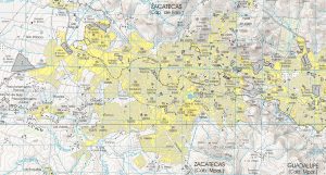 Plano de la ciudad de Zacatecas