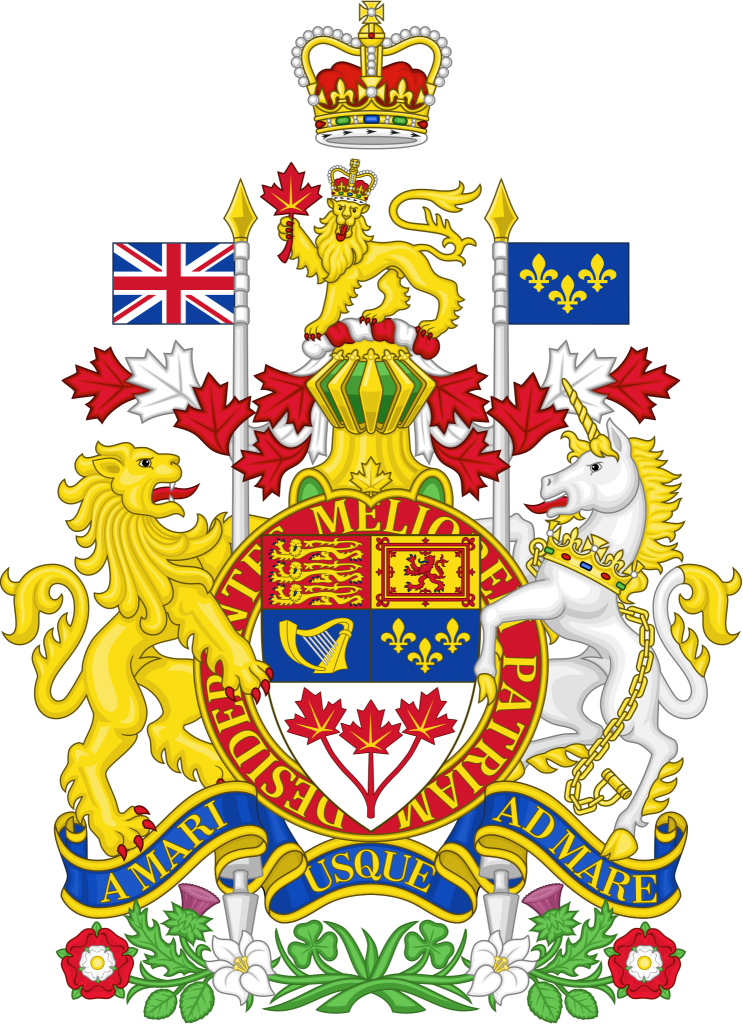 Escudo de armas de Canadá.