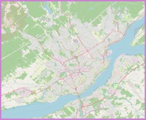 Plano de la ciudad de Quebec