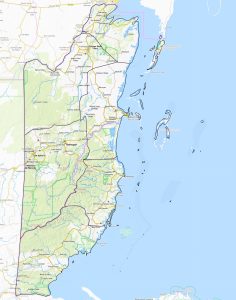 Topografía de Belice.
