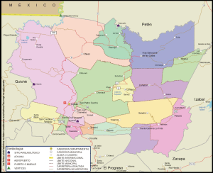 ¿Cuáles son los municipios del departamento de Alta Verapaz?