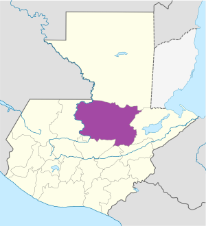 ¿Donde se encuentra el Departamento de Alta Verapaz?