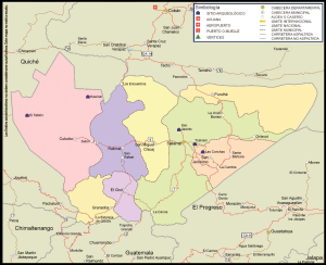 ¿Cuáles son los municipios del departamento de Baja Verapaz?