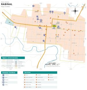 Mapa de la ciudad de Rabinal