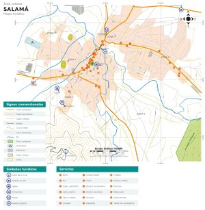 Mapa de la ciudad de Salamá