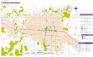 Mapa de la ciudad de Chimaltenango