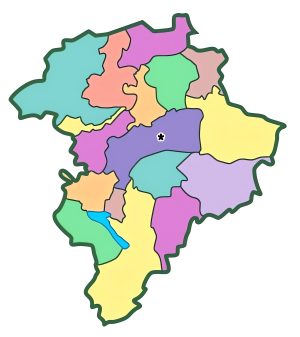 Mapa mudo del Departamento de Guatemala