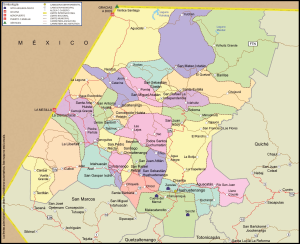 ¿Cuáles son los municipios de Huehuetenango?