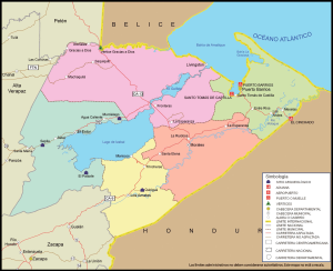 ¿Cuáles son los municipios del departamento de Izabal?