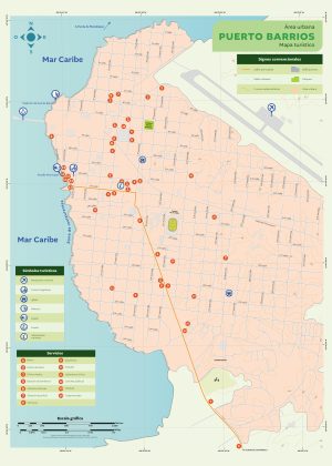 Mapa de la ciudad de Puerto Barrios