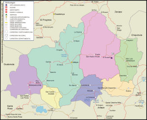 ¿Cuáles son los municipios del departamento de Jalapa?