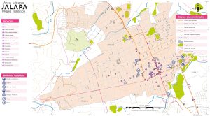 Mapa de la ciudad de Jalapa (Guatemala)
