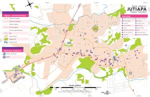Mapa de la ciudad de Jutiapa