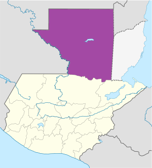 ¿Donde se encuentra el Departamento de Petén?
