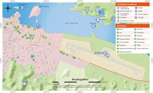 Mapa de la ciudad de Santa Elena de la Cruz (Guatemala)