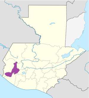 ¿Donde se encuentra el Departamento de Quetzaltenango?