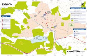 Mapa de la ciudad de Cuilapa