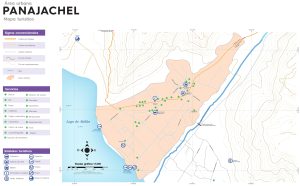 Mapa de la ciudad de Panajachel