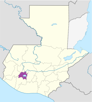 ¿Donde se encuentra el Departamento de Sololá?