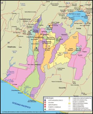 ¿Cuáles son los municipios de Suchitepéquez?