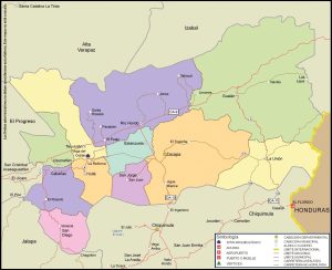 ¿Cuáles son los municipios del departamento de Zacapa?