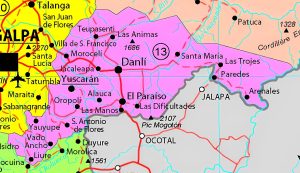 Principales ciudades del Departamento de El Paraíso.