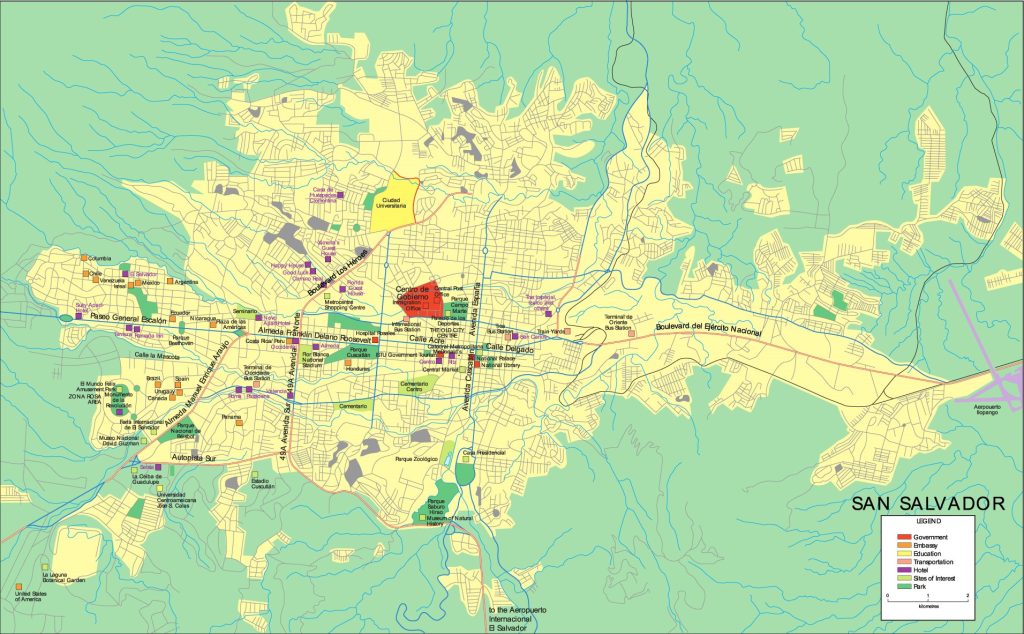 Plano de la ciudad de San Salvador (El Salvador) - Galería de mapas