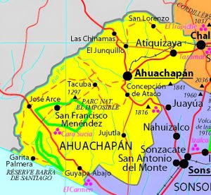 Principales ciudades del departamento de Ahuachapán.