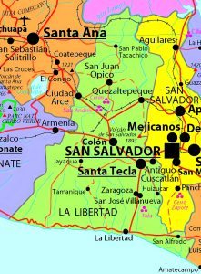 Principales ciudades del departamento de La Libertad (El Salvador).