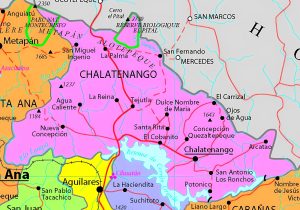 Principales ciudades del departamento de Chalatenango.