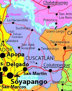 Principales ciudades del departamento de Cuscatlán.
