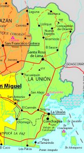 Principales ciudades del departamento de La Unión. Principales ciudades del departamento de La Unión.