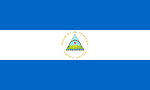 Bandera de la República de Nicaragua