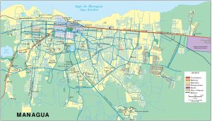 Plano de Managua de 1998. Plano de Managua de 1998.