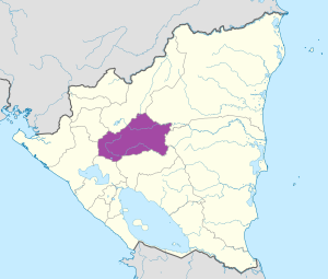 Mapa de ubicación del departamento de Matagalpa en Nicaragua. Mapa de ubicación del departamento de Matagalpa en Nicaragua.