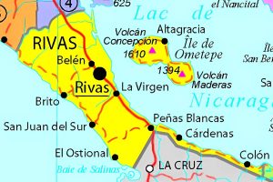 Principales ciudades del departamento de Rivas. Principales ciudades del departamento de Rivas.