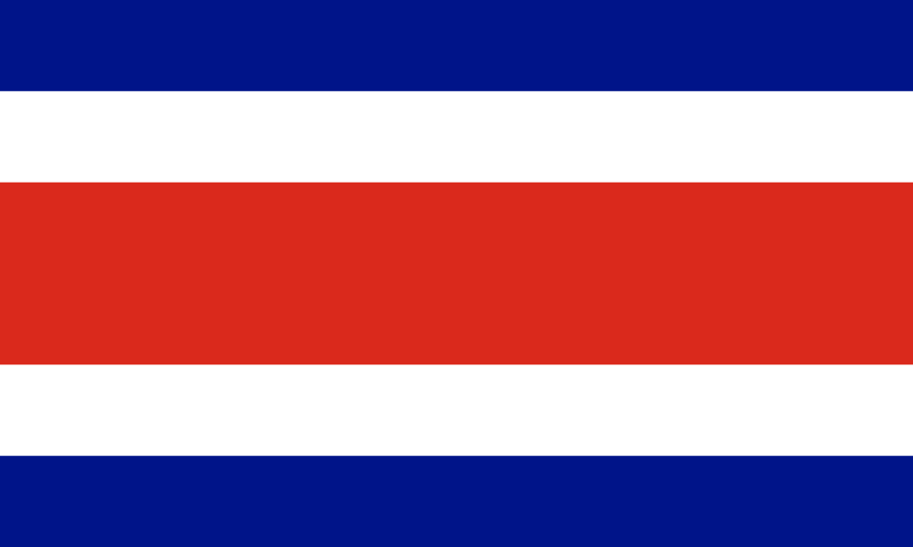Bandera de Costa Rica.