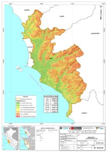 Mapa de pendientes de Lima Metropolitana. Mapa de pendientes de Lima Metropolitana.