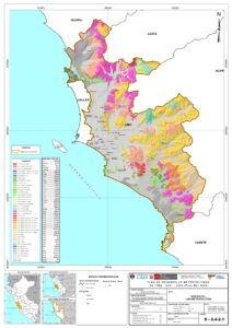 Mapa geológico de Lima Metropolitana. Mapa geológico de Lima Metropolitana.