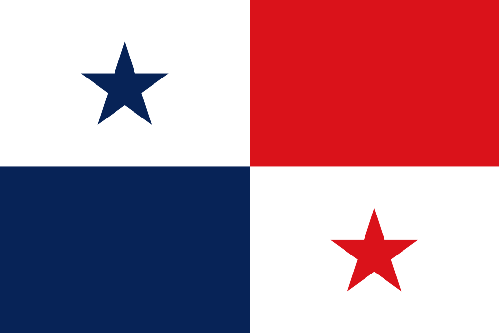 Bandera de Panamá.