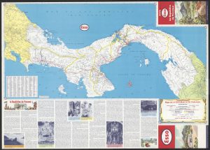 Mapa de carreteras de Panamá