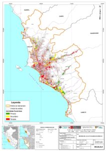 Mapa de síntesis de las actividades económicas de Lima.