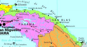 Principales ciudades de la comarca Guna Yala. Principales ciudades de la comarca Guna Yala.