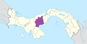 Mapa de ubicación de la provincia de Coclé en Panamá. Mapa de ubicación de la provincia de Coclé en Panamá.