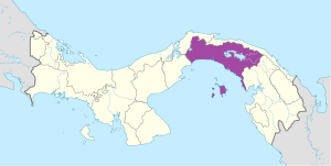 Mapa de ubicación de la provincia de Panamá en Panamá. Mapa de ubicación de la provincia de Panamá en Panamá.