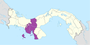 Mapa de ubicación de la provincia de Veraguas en Panamá. Mapa de ubicación de la provincia de Veraguas en Panamá.