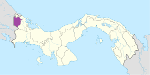 Mapa de ubicación de la comarca Naso Tjër Di en Panamá. Mapa de ubicación de la comarca Naso Tjër Di en Panamá.