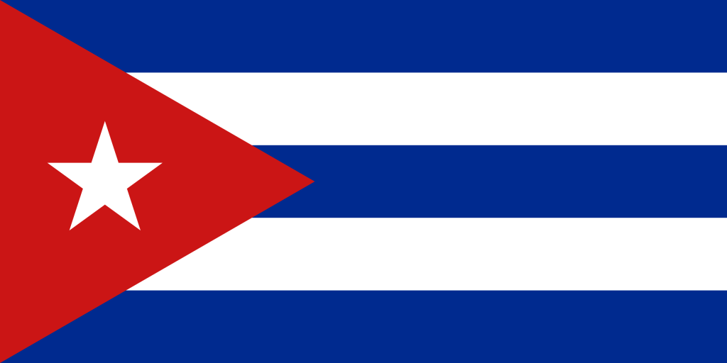 Bandera de Cuba.