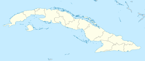 Mapa mudo de Cuba
