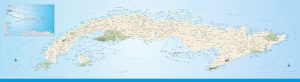 Mapa de carreteras de Cuba